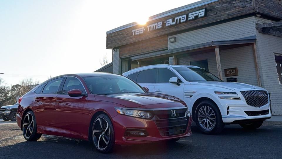 Honda Accord and Genesis GV80 at Tee Time Auto Spa